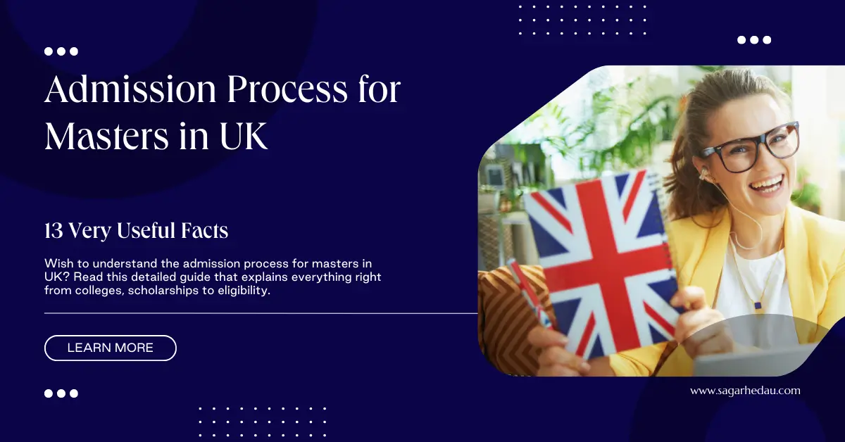 Admission process for masters in UK