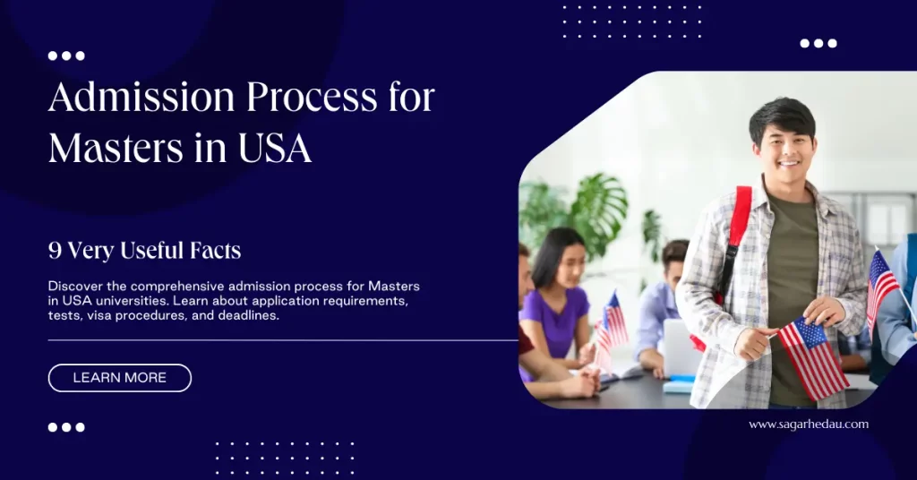 Admission process for masters in USA