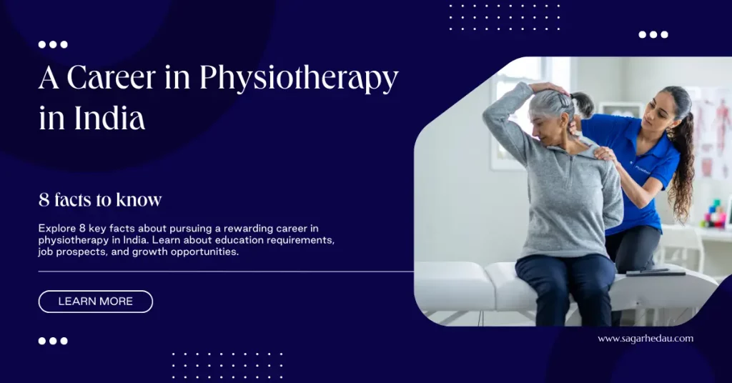 career in physiotherapy in India