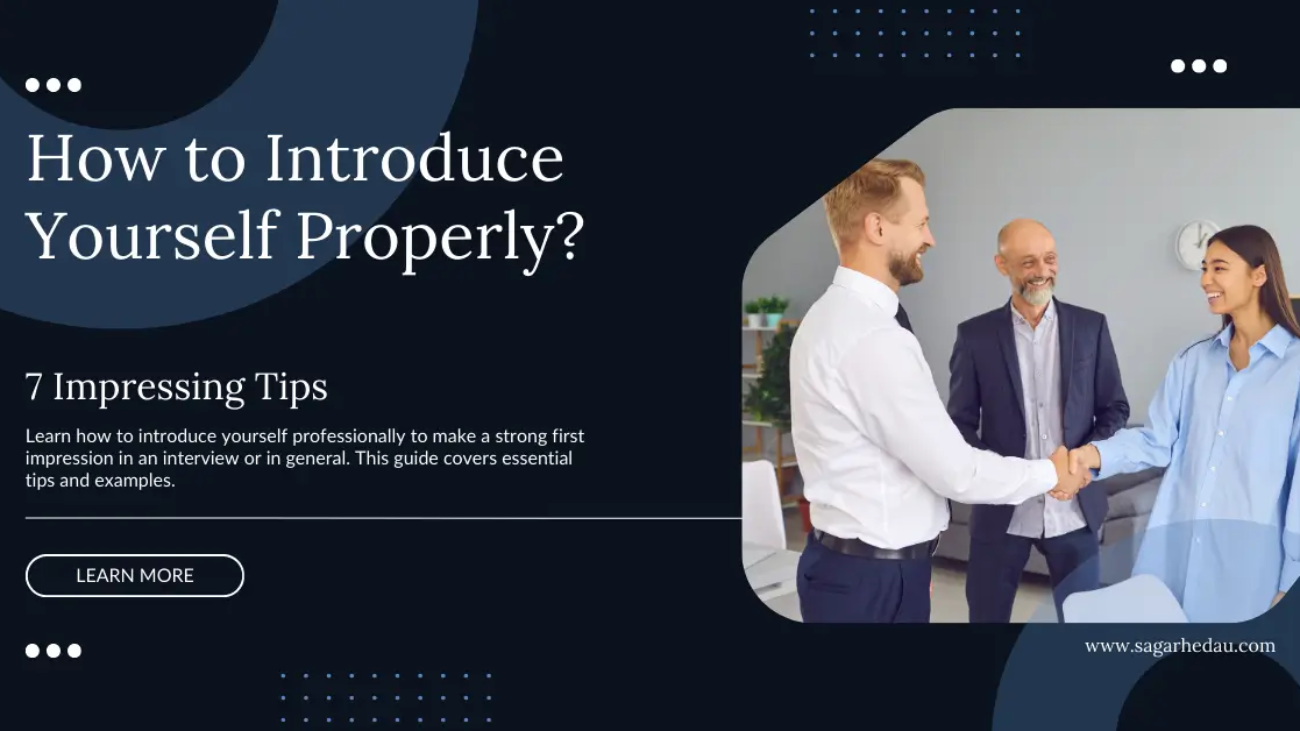 How to introduce yourself professionally?