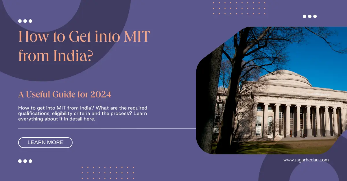 how to get into MIT from India?