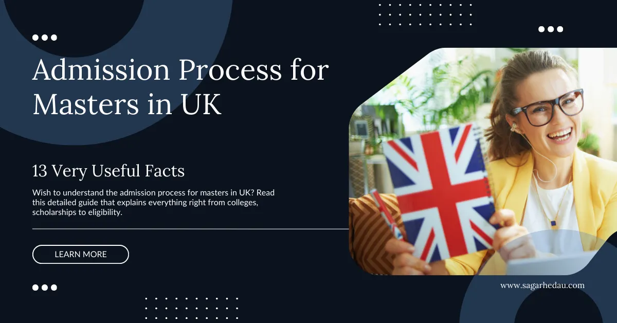 Admission process for masters in UK