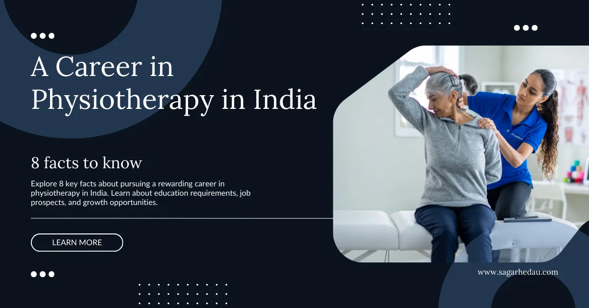 career in physiotherapy in India