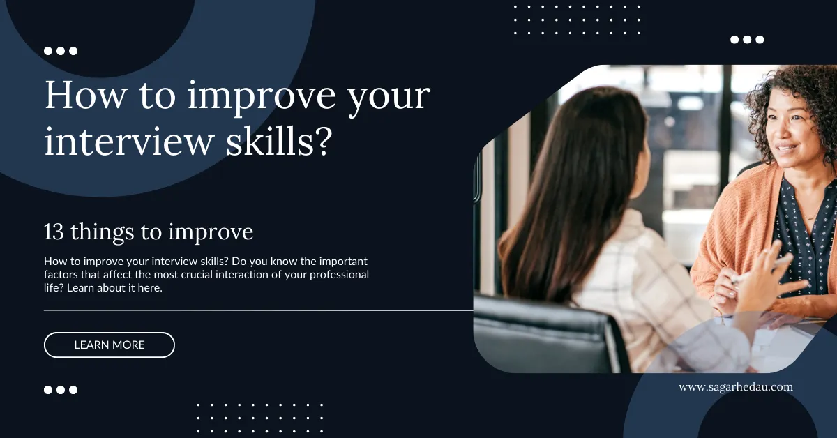 How to improve your interview skills