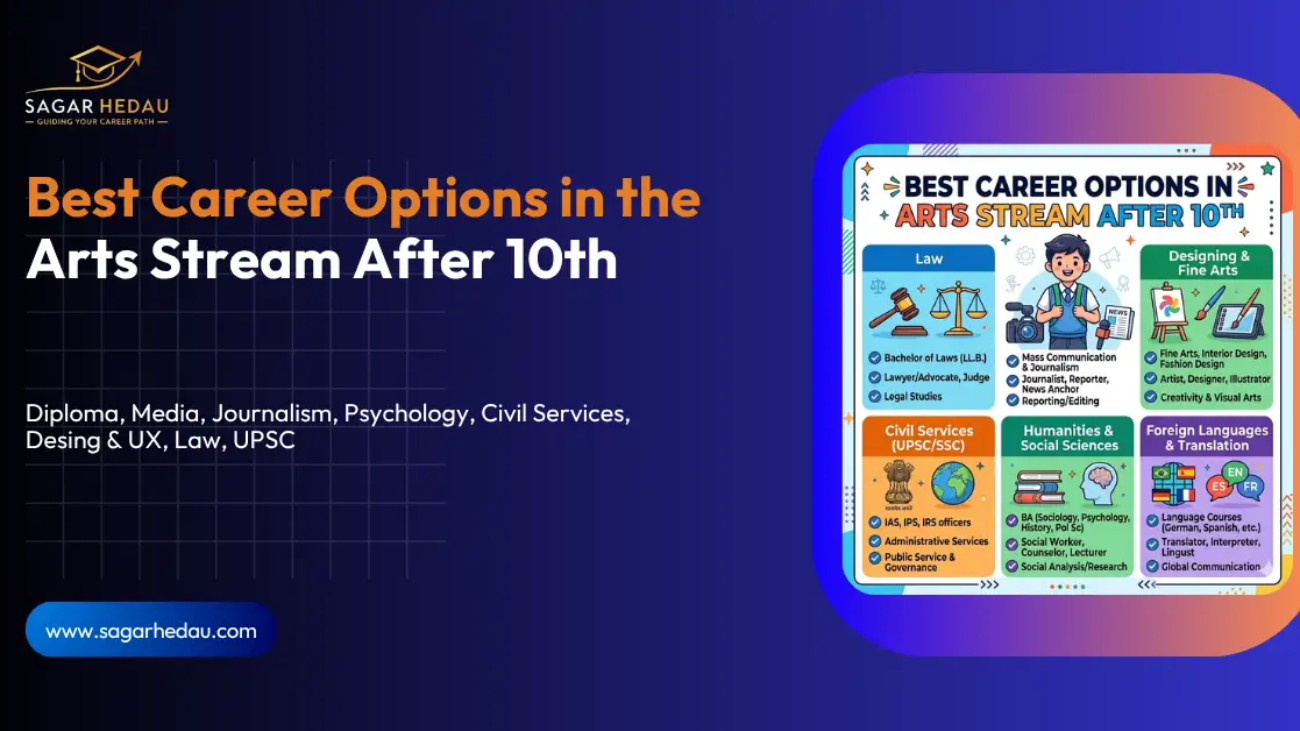 Best Career Options in the Arts Stream After 10th
