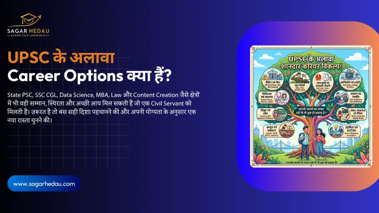 UPSC के अलावा Career Options क्या हैं?