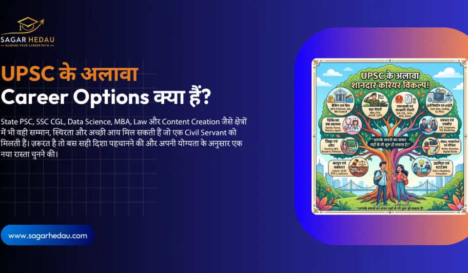 UPSC के अलावा Career Options क्या हैं?