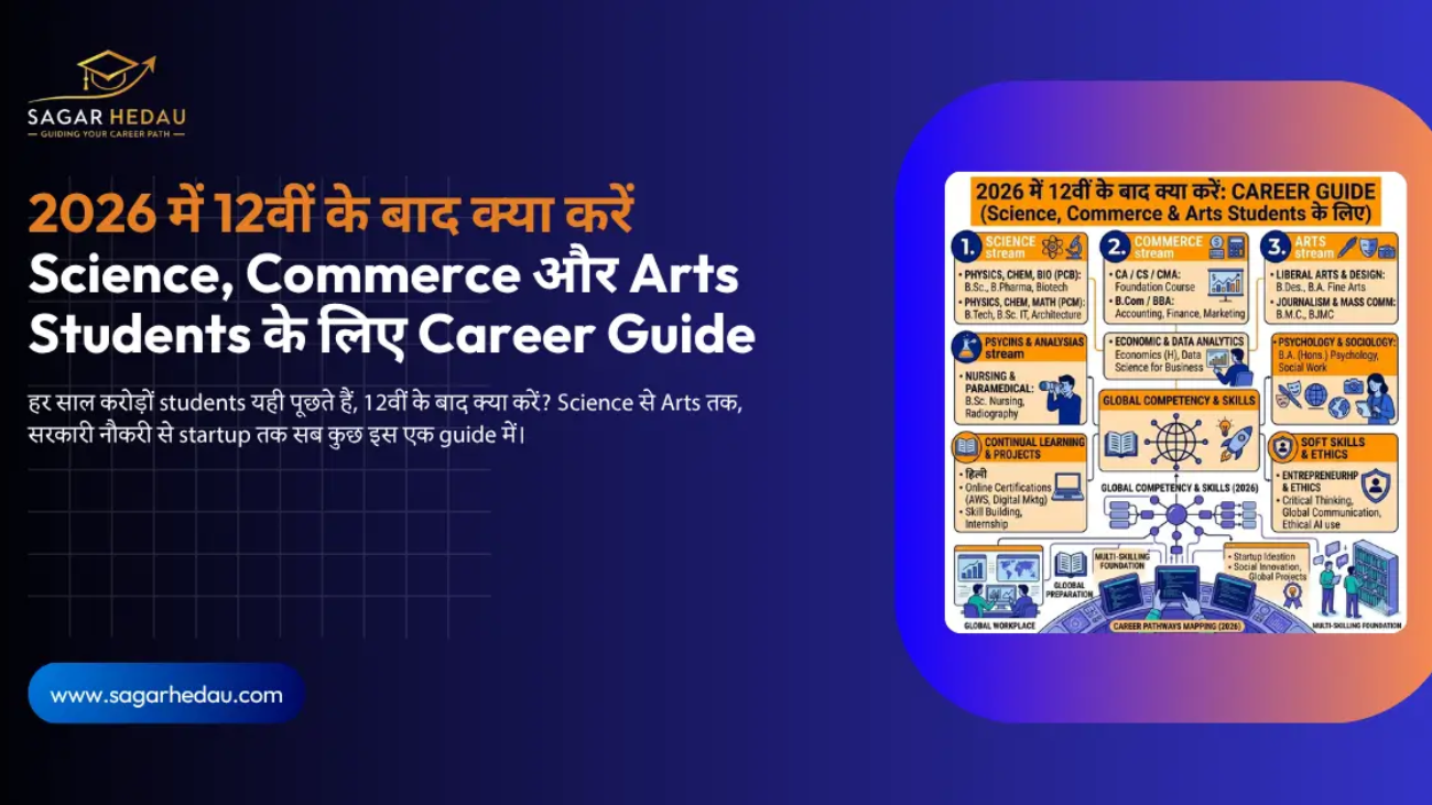 2026 में 12वीं के बाद क्या करें?