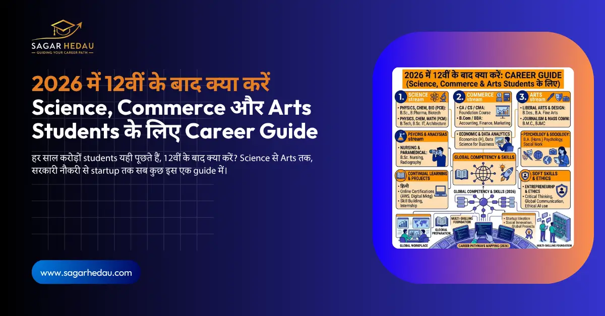 2026 में 12वीं के बाद क्या करें?